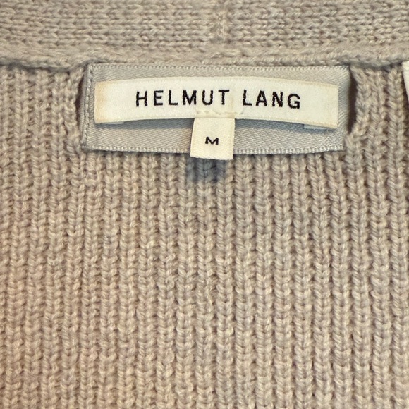 Helmut Lang Light Gray Knit Sweater - Picture 2 of 6
